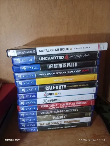 Lote jogos ps4 originais