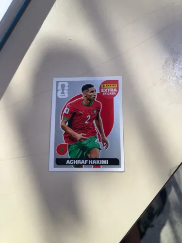 Figurinha extra Sticker Hakimi prata 2026