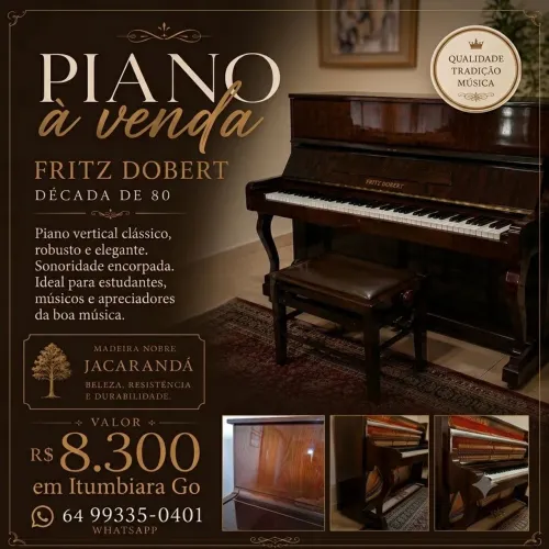 PIANO A VENDA EM ITUMBIARA GO