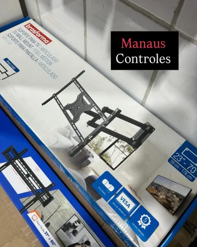 Suporte Articulado para Tv de 23 - 70 polegadas braço de 65cm
