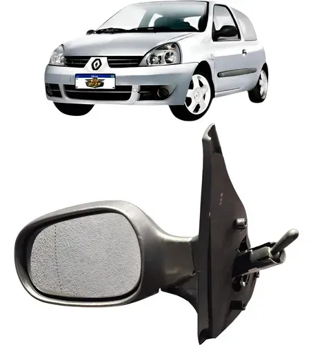 Retrovisor Esquerdo Com Controle Renault Clio 2003 A 2010
