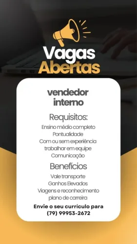 VAGAS DE EMPREGO