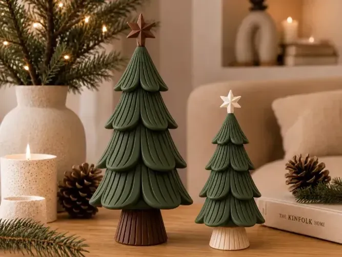 Enfeites de Natal em 3D: bolas com nome, renas e casinhas