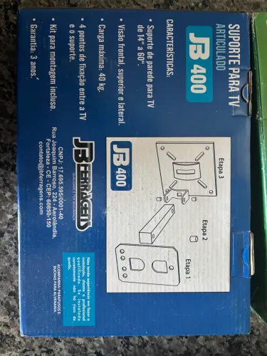 Suporte Articulado Parede JB400 para TVs de 14" a 60"
