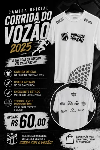 Camisa da corrida do Vozao 2025