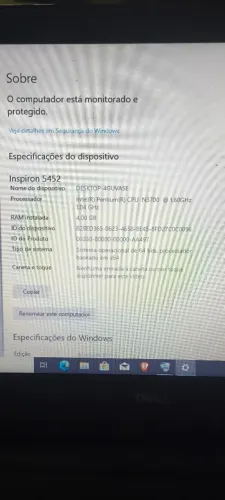 Notebook Dell