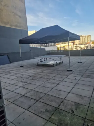 Tenda Poup-Up para eventos usada uma unica vez