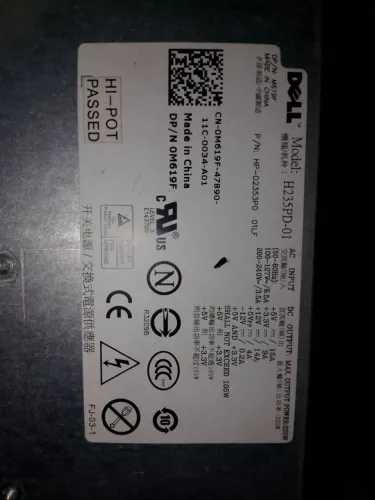 FONTE 250 V BIVOLT DELL 