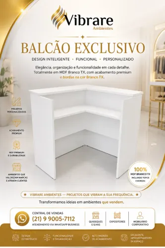 Balcão Caixa, Vitrine, Recepção, Colmeia, Expositores Para Lojas Móveis Comerciais