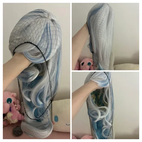 Wig Focalors Genshin Impact Cosplay Peruca Furina