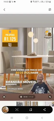 Mesa 4 cadeiras pode pedir desconto para a VENDEDORA