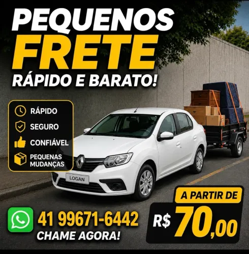 Frete rápido e preço justo 