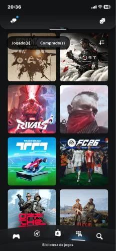 Conta de ps4