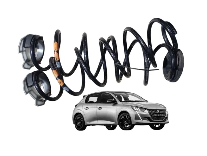 Par Molas Suspensao Dianteira Peugeot 208 1.0 Style 2023