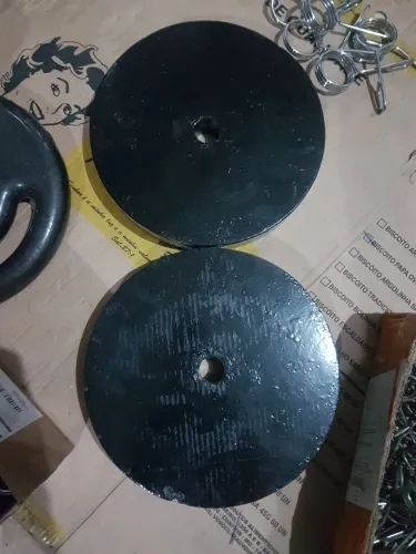 Par anilhas 26 kilos cada