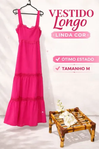 Vestido Rosa (tam M)