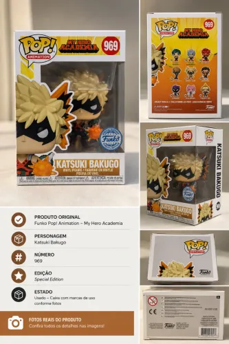 Funko PoP do KATSUKI BAKUGO ORIGINAL COM POUCAS MARCAS DE USO