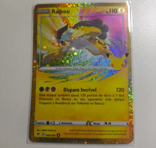 Raikou - 050/185 Holofoil - 30 anos pack NM