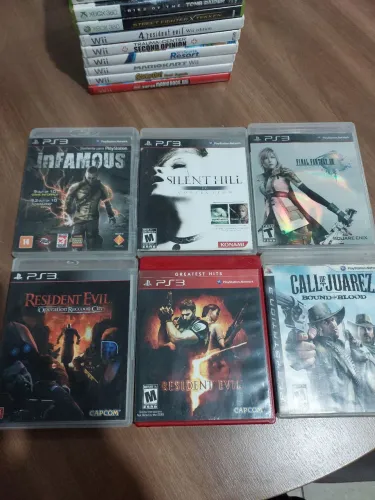 Jogos de Playstation 3 PS3 Silent Hill, Final Fantasy, Resident Evil e mais