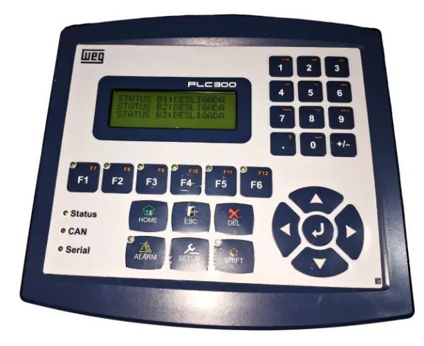 Controlador Lógico Programável Clp WEG Com IHM PLC300HP-H3