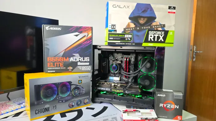 Ryzen 5500x3d Galax 3080