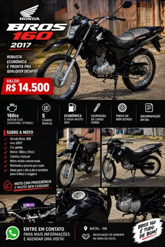 Bros 160 (somente venda)