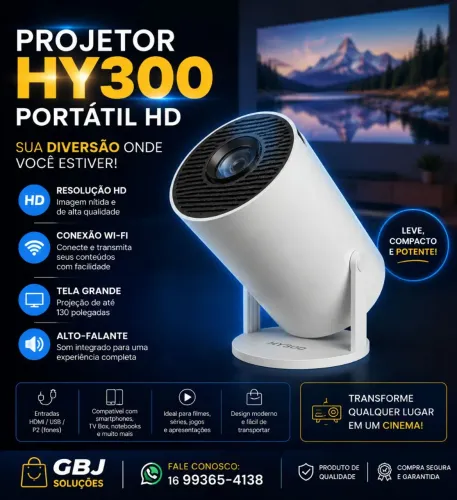 Projetor portátil (Seminovo)