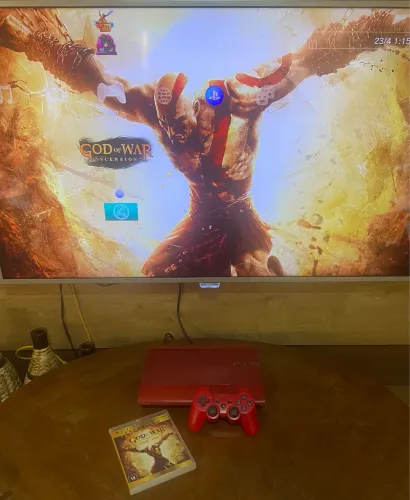 PlayStation 3 vermelho HEN 500gb funcionando 100%