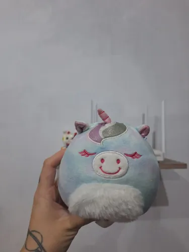 Pelúcia unicórnio Blue Swirl Squishmallow mini