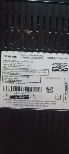 Tv 63 polegadas Samsung pra quem quiser arrumar o display dela
