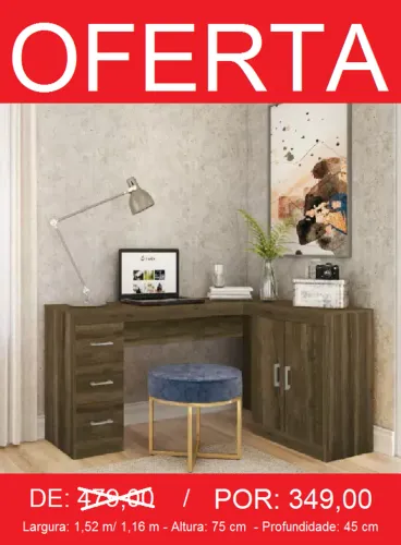 ESCRIVANINHA- 3 GAVETAS DISPONIVEL - GRANDE OFERTA - ENTREGA GRATIS