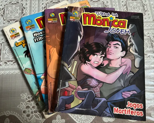 4 gibis - Turma da Mônica Jovem (68,69,70 e 71)