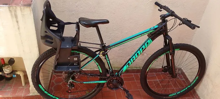 Bike aro 29 + cadeirinha traseira infantil