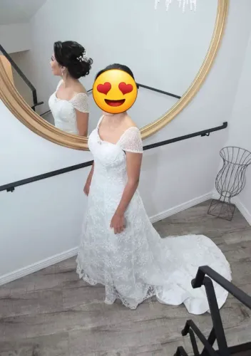 Vestido de noiva rendado