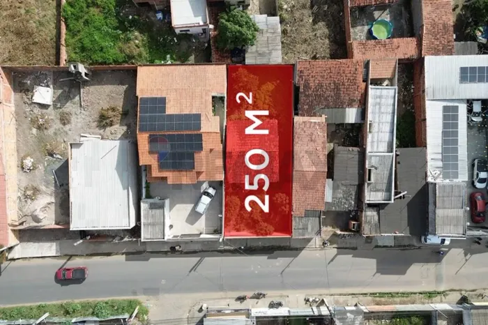 Terreno plano com 250m² no bairro Santo Antônio do Prazeres - Feira de Santanta - BA