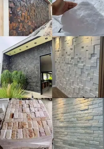 Revestimentos de pedras decorativas