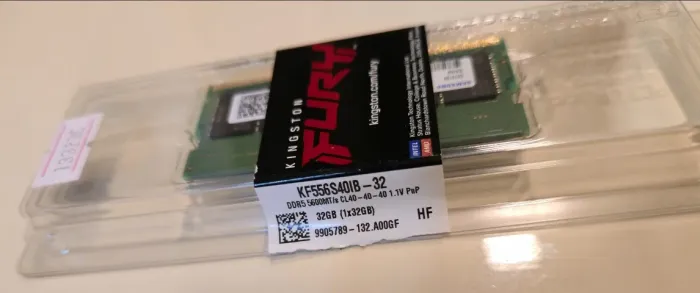 Memória RAM 32GB DDR5 5600MHz Kingston Fury Impact - RARA, mercado sem estoque!