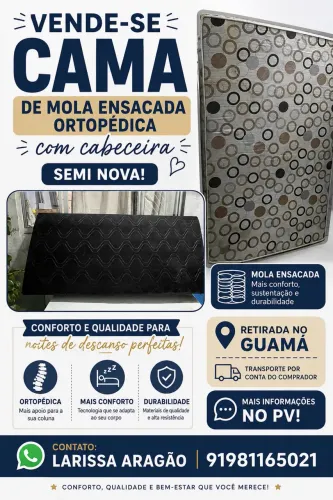 Venda de cama e acessório