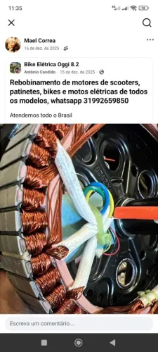 Rebobinamos motores de scooter, patinetes, bikes e motos elétricas de todos os modelos 