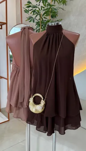Macaquinho que parece um vestido 