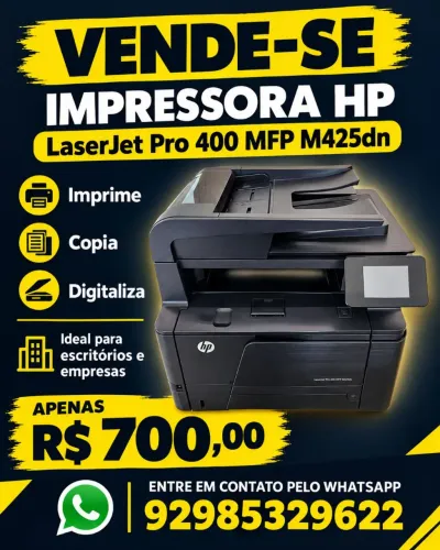 IMPRESSORA HP LASER JET PRO 400 MFP M425dn