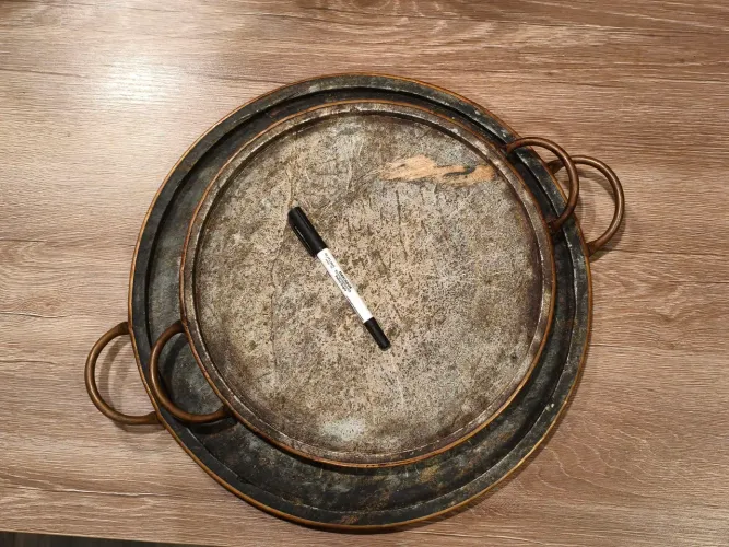 Forma de pizza de Pedra sabão
