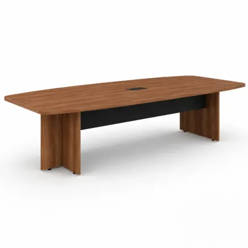Mesa De Reunião Corporativa Grande Acabamento Premium Elegância Profissional 22016