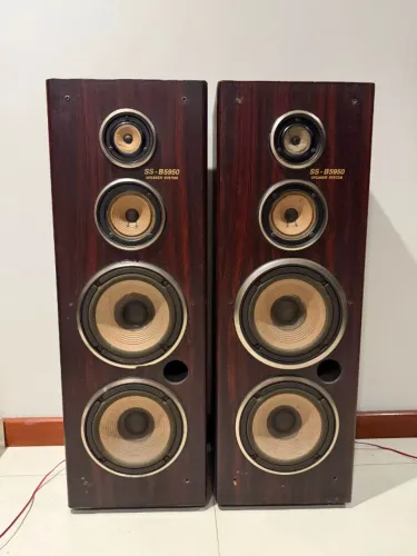 Par de Caixas de Som Vintage SS-B5950 - 4 Vias - Grande Porte