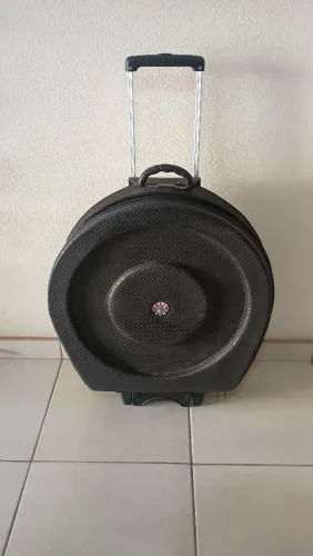 Semi Case de Pratos de Bateria Solid Sound c/ Rodas até 22 Polegadas