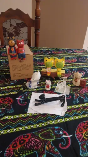 Coleção de gatinhos enfeites para casa