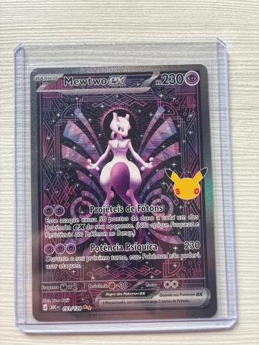 Mewtwo ex Ilustração Rara Especial - Pokémon 30 Anos