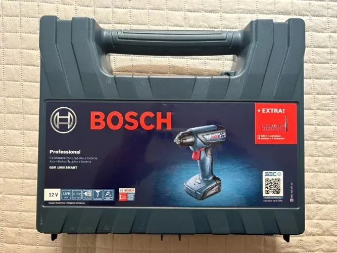 Parafusadeira E Furadeira A Bateria Gsr 1000 Smart Bosch - Bivolt