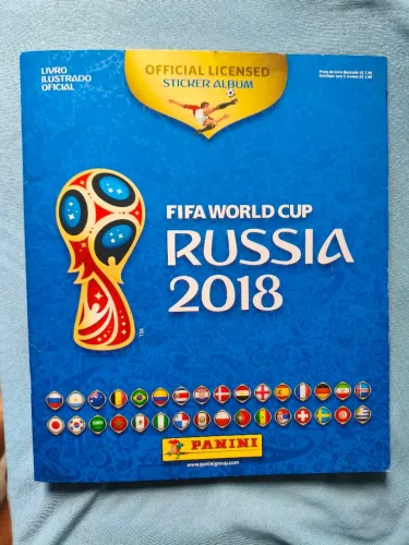 álbum Copa do Mundo 2018 completo + álbum super craques 1997 + álbum La Liga 2006/2007