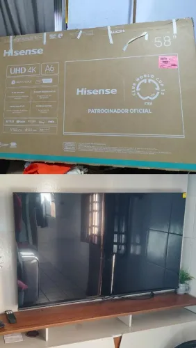 TV HISENSE 58 POLEGADAS SEMINOVA